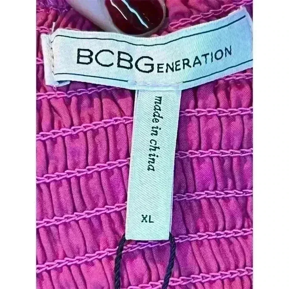 BCBGeneration Women's XL Maxi Dress Purple Sleeveless Casual Summer - Picture 5 of 7